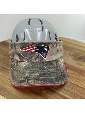 New England Patriots 47 Brand NFL Camo Visor Hat Strap Back